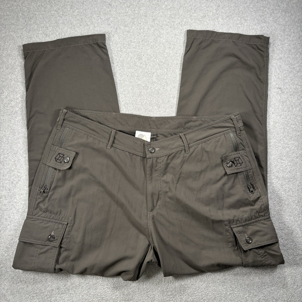 Clothing Arts P Cubed Pick Pocket Proof Mens 40x32 Cargo Travel Pants Green‎